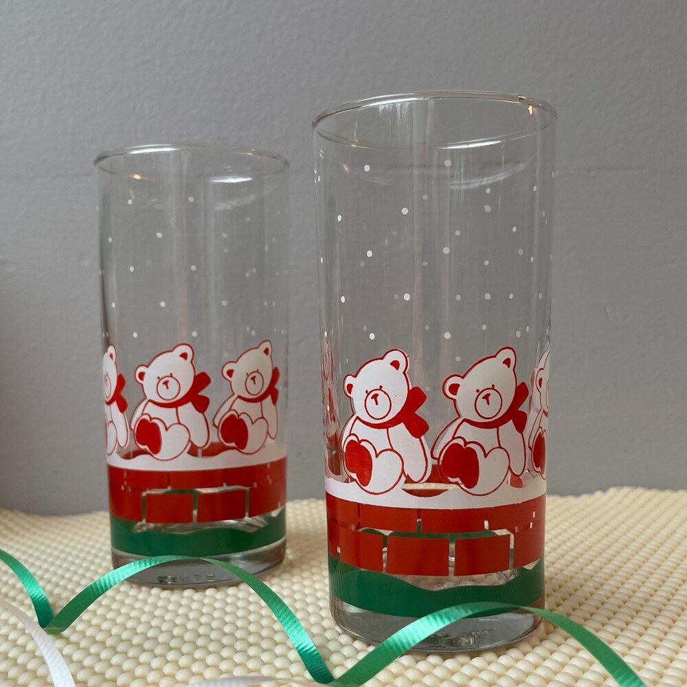 Nadir Figueiredo 2 Christmas Glasses Teddy Bears on Brick Wall Brazil